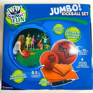 - NWT-KING OF FUN. Jumbo Kickball Set.